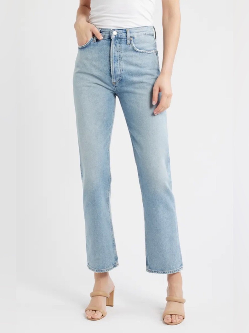 Agolde '90s Pinch Waist High Waist Straight Leg Jeans